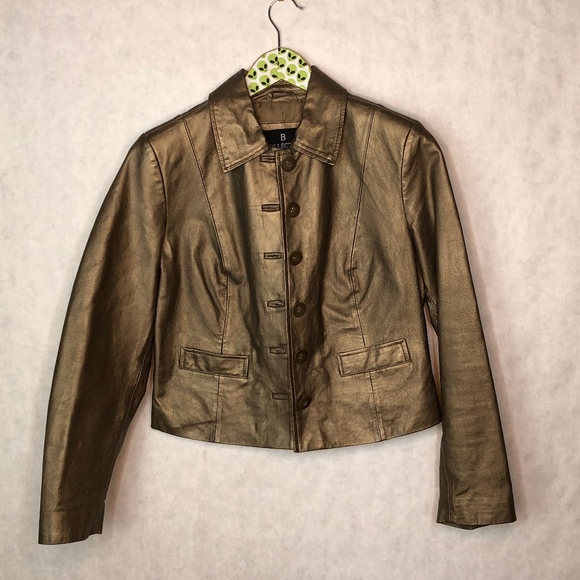B COLLECTION | Genuine Leather Jacket - Picture 1 of 2